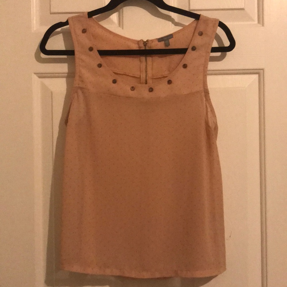 Light pink tank top blouse